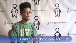 Barnes amp Noble Interview  Bookseller [upl. by Ana881]