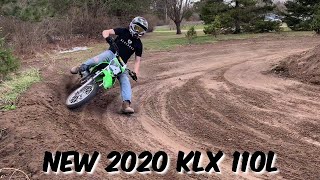 New KLX 110L amp New Track [upl. by Pope943]