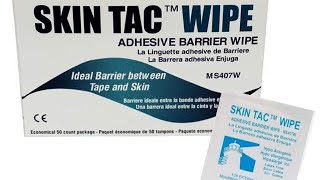 Skin Tac Wipes Review  Better Than Medical Tape  Lindsay Anne [upl. by Amri]