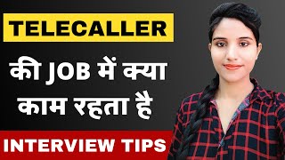 Telecaller Job Me Kya Karna Hota Hai  Call Center Job Interview in Hindi [upl. by Pedrotti978]