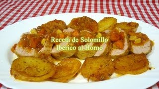 Receta simple de Solomillo de cerdo al Horno [upl. by Amilah]