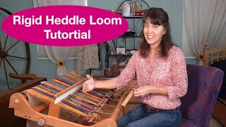 Ashford Rigid Heddle Loom Tutorial [upl. by Nagaek354]