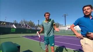 Medvedev  Tsitsipas Miami 20180322 [upl. by Adnawot]