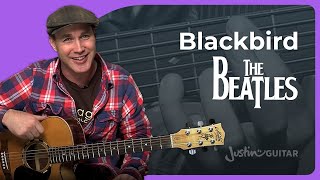 Blackbird Guitar Lesson  The Beatles  Accurate amp Detailed [upl. by Neil655]