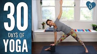 Day 5  FEEL ALIVE FLOW 30 Days of Yoga [upl. by Yrbua]