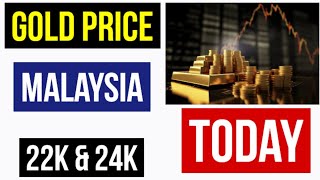 TODAY GOLD PRICE IN MALAYSIA MYR [upl. by Demeyer236]