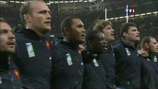 France  Nouvelle Zélande 20  18 avec hymnes et Haka 2007 [upl. by Harrie]