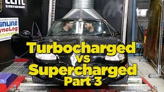 Turbocharged Vs Supercharged  Part 3 Dyno Battle [upl. by Wassyngton]