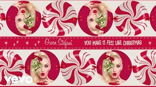 Gwen Stefani  You Make It Feel Like Christmas Lyric Video ft Blake Shelton [upl. by Asilram]