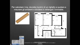 TUTORIAL CALCOLO METRI QUADRI COMMERCIALI [upl. by Agueda293]