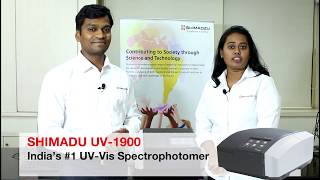 Shimadzu UV1900 Demonstration [upl. by Enaillil375]