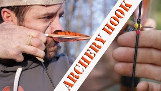 Traditional Archery Tips  String Hand amp Archery HOOK [upl. by Groh620]