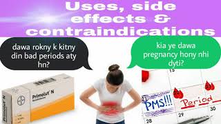 PrimolutN usessideeffects amp contraindications in HindiUrdu [upl. by Anidene335]