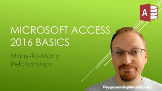 6 Microsoft Access 2016 Basics Many To Many Relationships [upl. by Karlen]