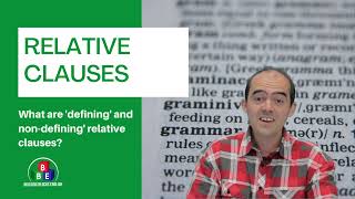 Defining and NonDefining Relative Clauses [upl. by Allets833]