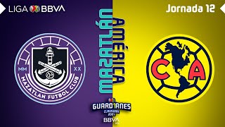 Resumen  Mazatlán vs América  Liga BBVA MX  Guard1anes 2021  Jornada 12 [upl. by Inalan]