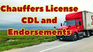 Trucking  What Is A Chauffers License [upl. by Yraunaj963]