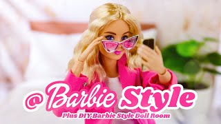 BarbieStyle Doll PLUS DIY Barbie Style Room [upl. by Hannahs85]