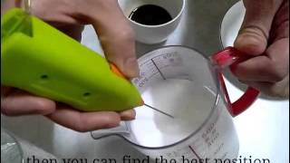 How To Make Latte Art with Mini Milk Frother [upl. by Lenor888]