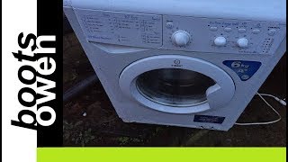 How to clean the filter on an Indesit washing machine [upl. by Enegue]