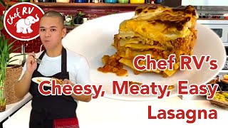 CHEESY MEATY EASY LASAGNA [upl. by Airemahs]