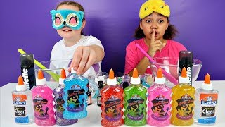 TIANA CHEATED Blindfolded Slime Challenge [upl. by Newfeld571]