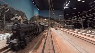 The most precise model railway layout in the world  Cab ride in the Kaeserberg rail museum 鉄道模型 [upl. by Nogem]