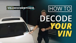 BMW VIN – What Is It amp How To Decode [upl. by Falito986]