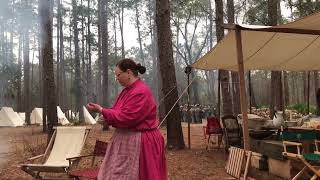 Civil war living history encampments at Olustee Battlefield Historic State Park FL 2025 [upl. by Jack]