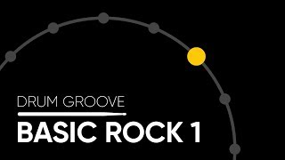 Basic Rock 1  Drum Groove [upl. by Bilow131]