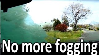 How to STOP windscreen FOGGING  RAINX ANTIFOG review [upl. by Gaye748]