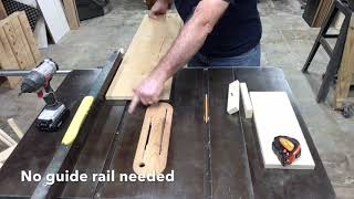 How to Make an Extremely Simple Tapering Jig [upl. by Laurens]