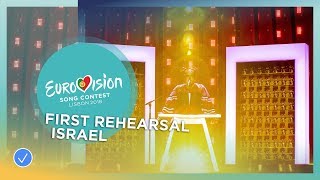 Netta  Toy  First Rehearsal  Israel  Eurovision 2018 [upl. by Assirehc]