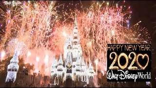 New Years Eve Fireworks Walt Disney World 2020  Magic Kingdom Fantasy In The Sky Full Show [upl. by Anna]