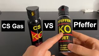 Pfefferspray vs CS Gas [upl. by Nawoj]