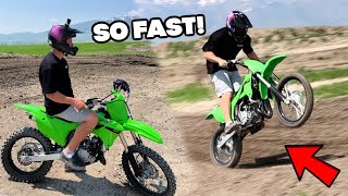 Going FULL SEND On KX 112 SUPERMINI [upl. by Edik850]