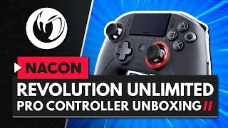 NACON Revolution Unlimited Pro PS4 Controller Unboxing amp Impressions [upl. by Elene]