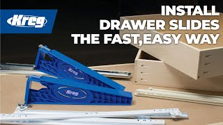 How To Install Drawer Slides The Fast Easy Way [upl. by Cuthbertson114]