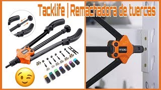 CÓMO UTILIZAR UNA REMACHADORA DE TUERCAS TACKLIFE [upl. by Nairred]