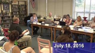 GRANBY MA School Committee 071816 [upl. by Siron]