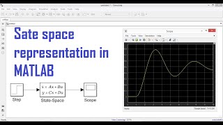 LAB 3 Representation of state space in MATLAB [upl. by Ellegna]