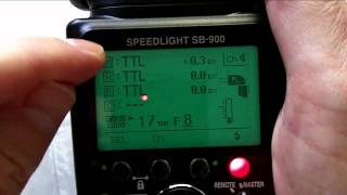 Nikon SB900 Flash MasterCommander Settings [upl. by Amol]