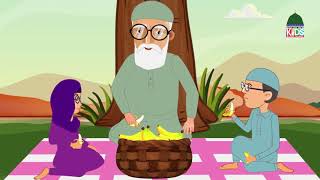 Nana Abbu Ka Gaown  Cartoon  Urdu Rhymes for children  Best 3D Animation [upl. by Danika431]