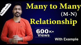 Lec18 Many to Many Relationship in DBMS  MN Relationship [upl. by Yennek326]