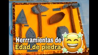 Como Hacer Las Herramientas De La Edad De Piedra [upl. by Nylauqcaj]