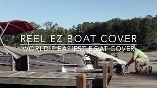 REEL EZ Boat Cover  Worlds Easiest Boat Cover [upl. by Coyle]