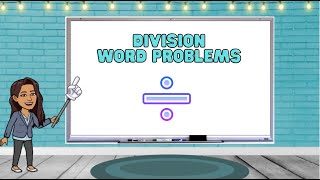 Division Word Problems [upl. by Poyssick]