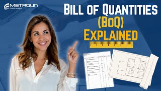 Bill of Quantities Explained [upl. by Arhat415]