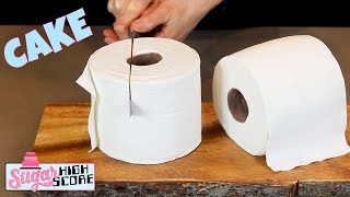 TOILET PAPER CAKE [upl. by Hairahcez627]