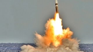 Royal Navy Test Launches Trident II Nuclear SLBM HD [upl. by Maureen]